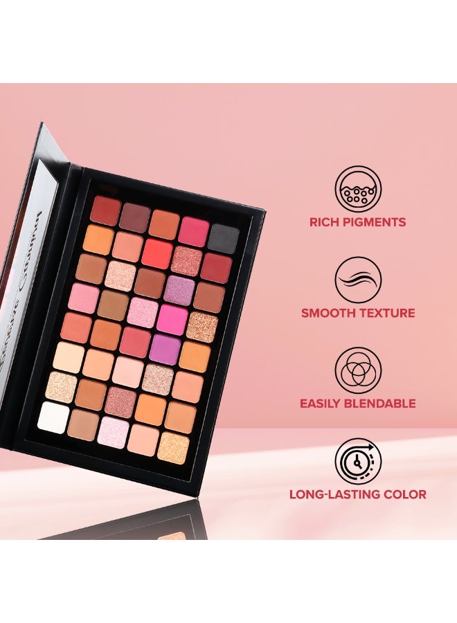 Future Makeup Reverse Carnival 40 Color Eyeshadow Pro Palette - Image 4